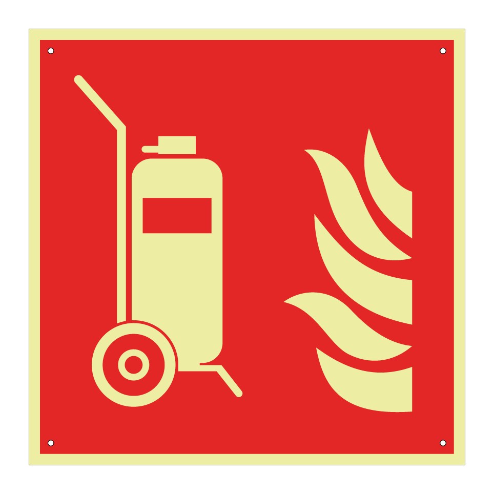 F009 Wheeled fire extinguisher