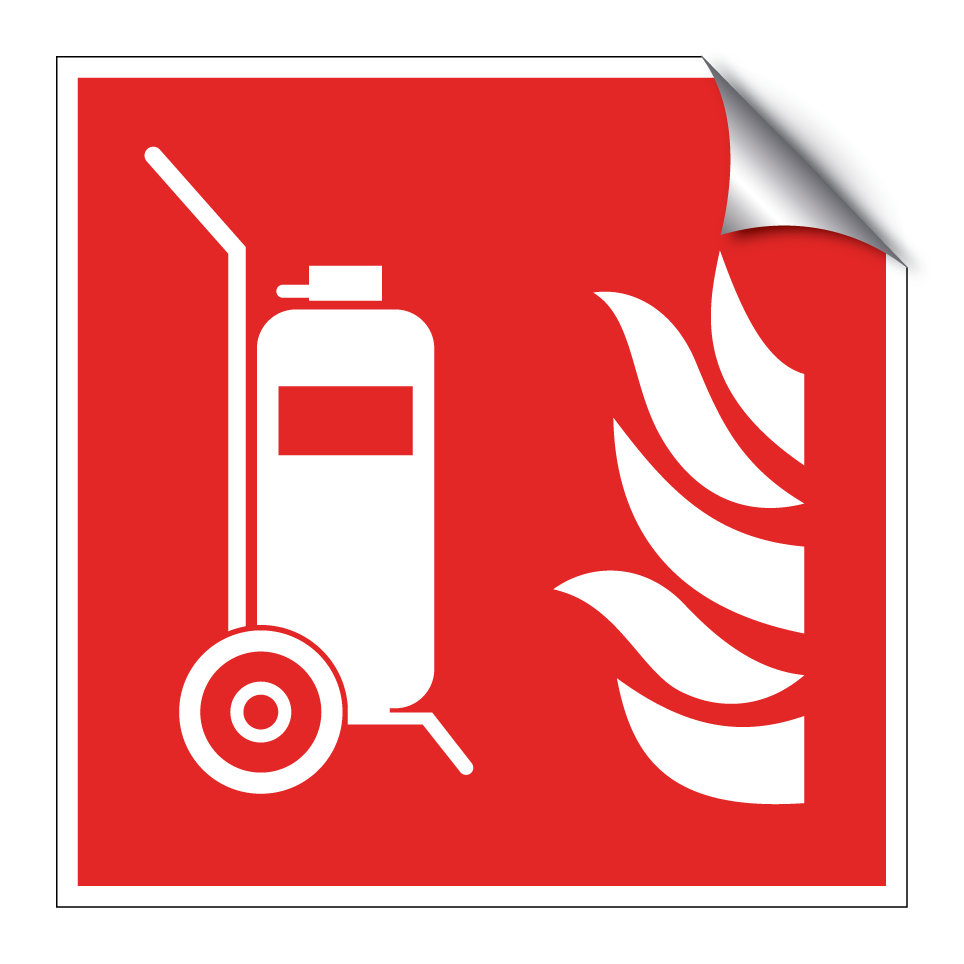 F009 Wheeled fire extinguisher