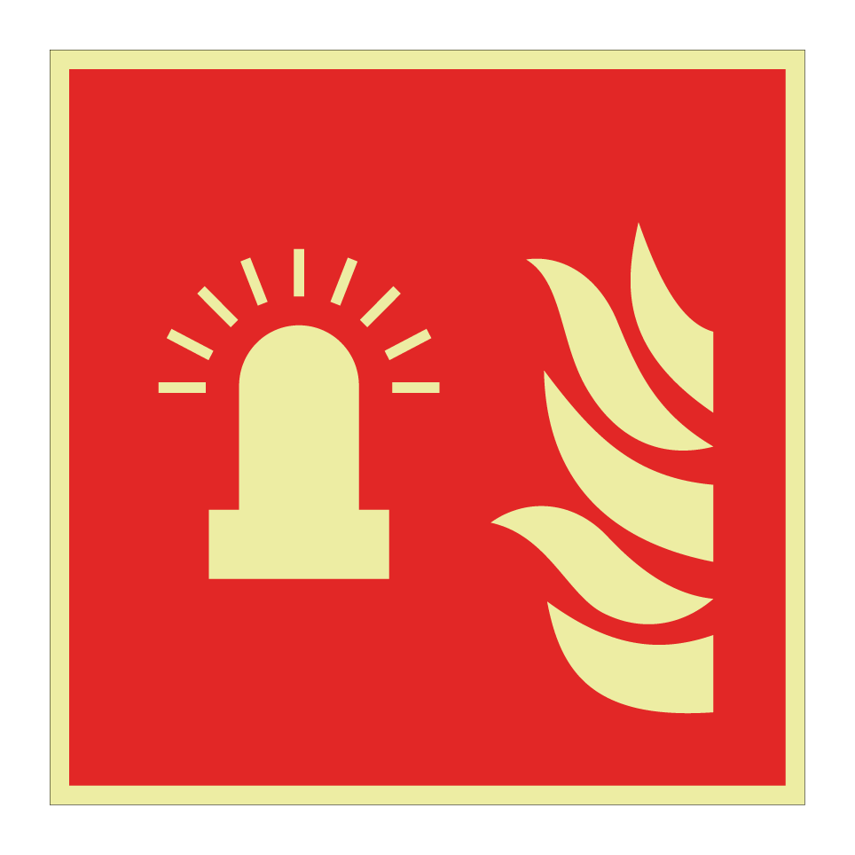 F018 Fire alarm flashing light