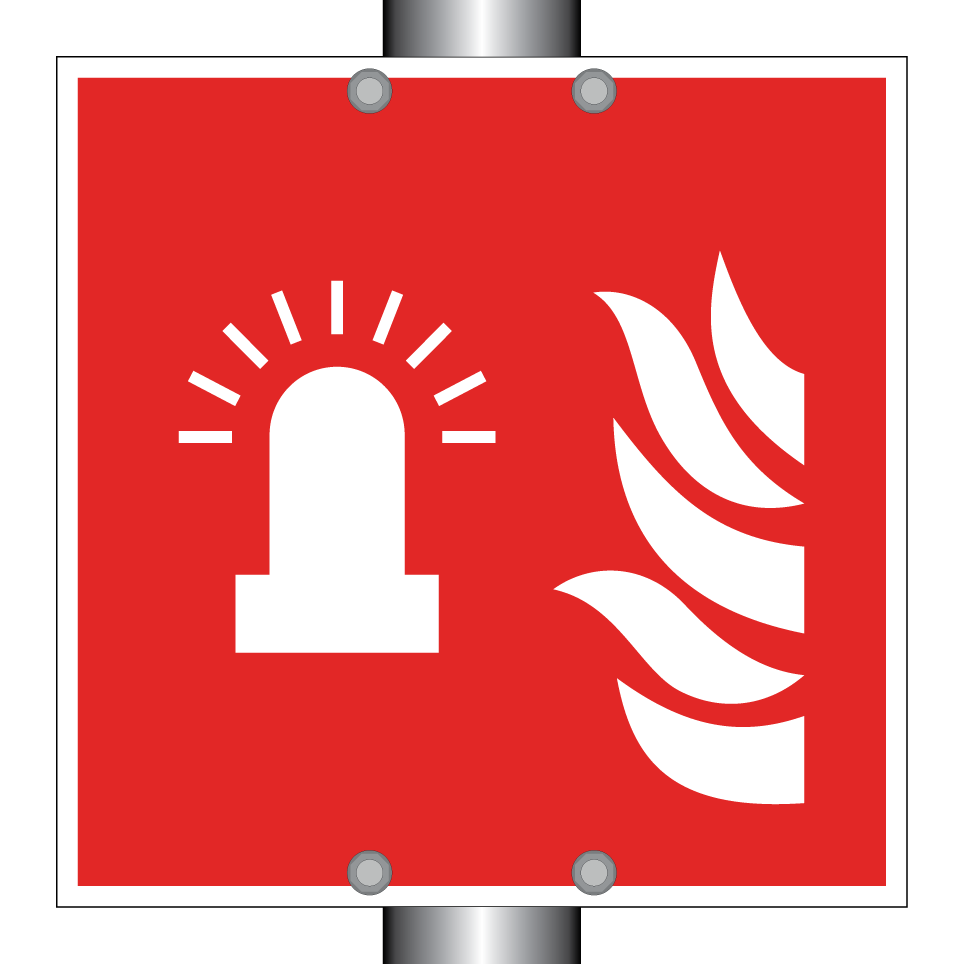 F018 Fire alarm flashing light