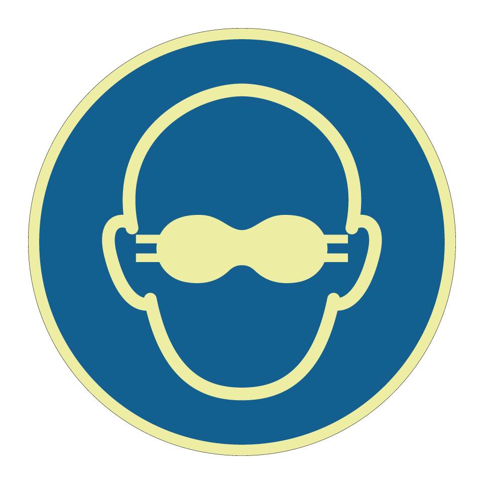 M007 Opaque eye protection must be worn