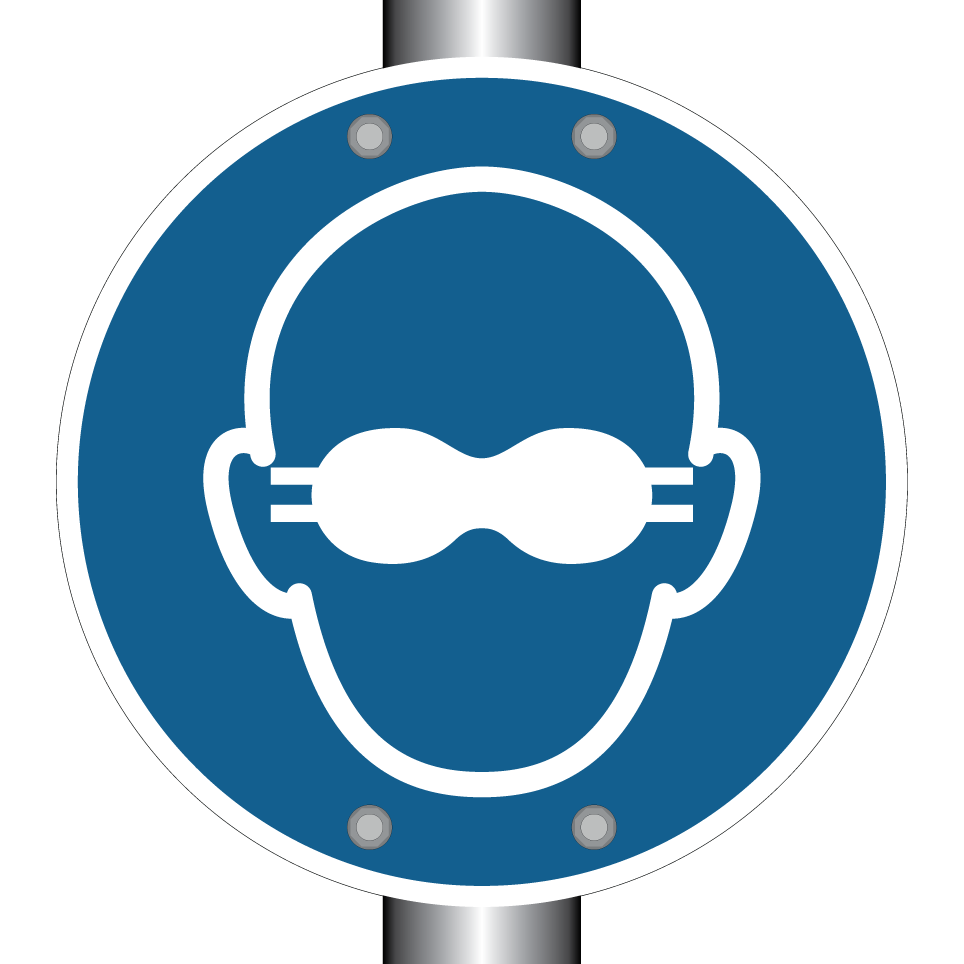 M007 Opaque eye protection must be worn