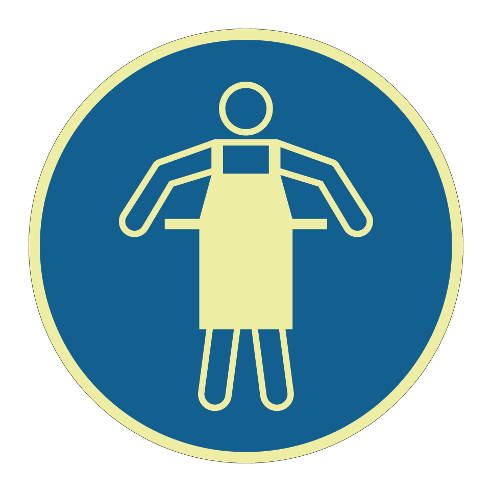 M026 Use protective apron
