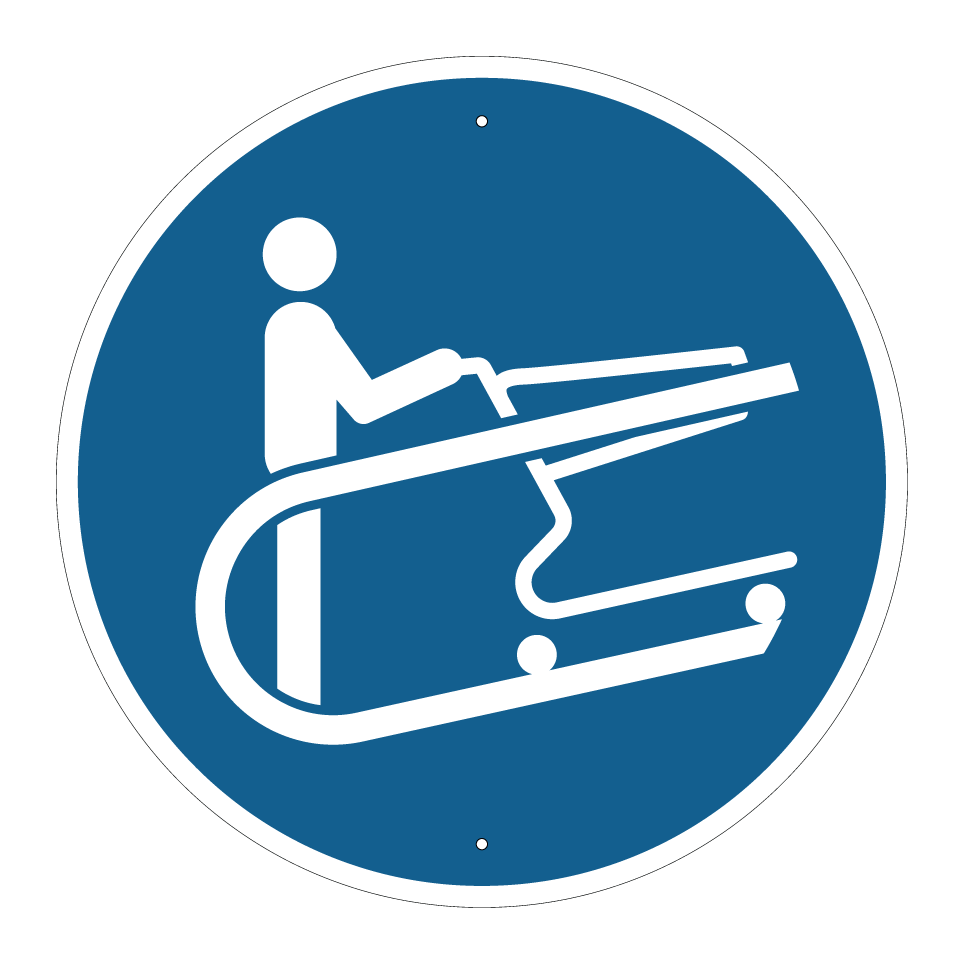 M060 Hold the trolley handle