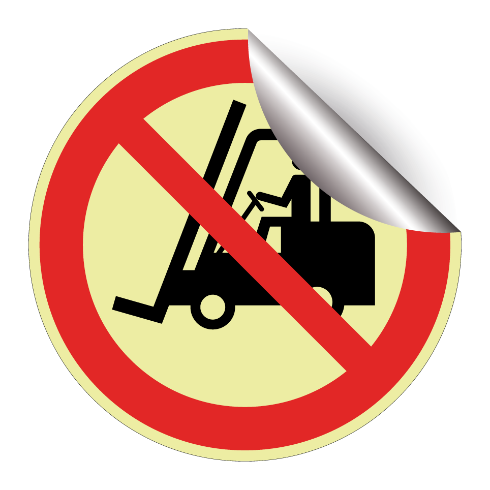 P006 No access for forklift trucks and other industrial vehicles