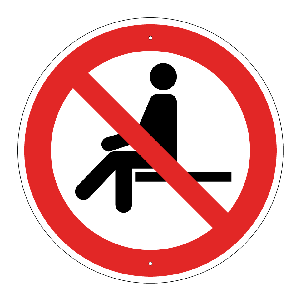 P018 No sitting