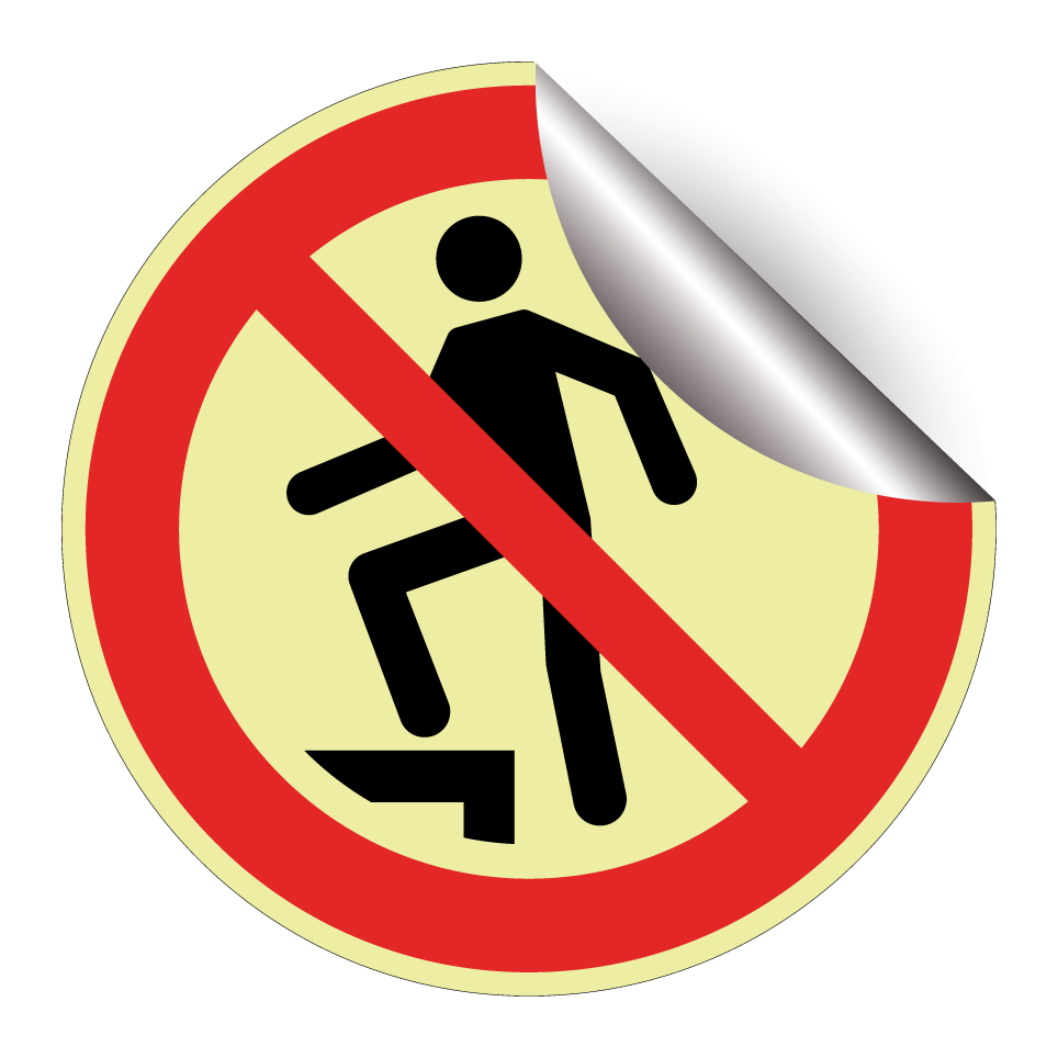 P019 No stepping on surface