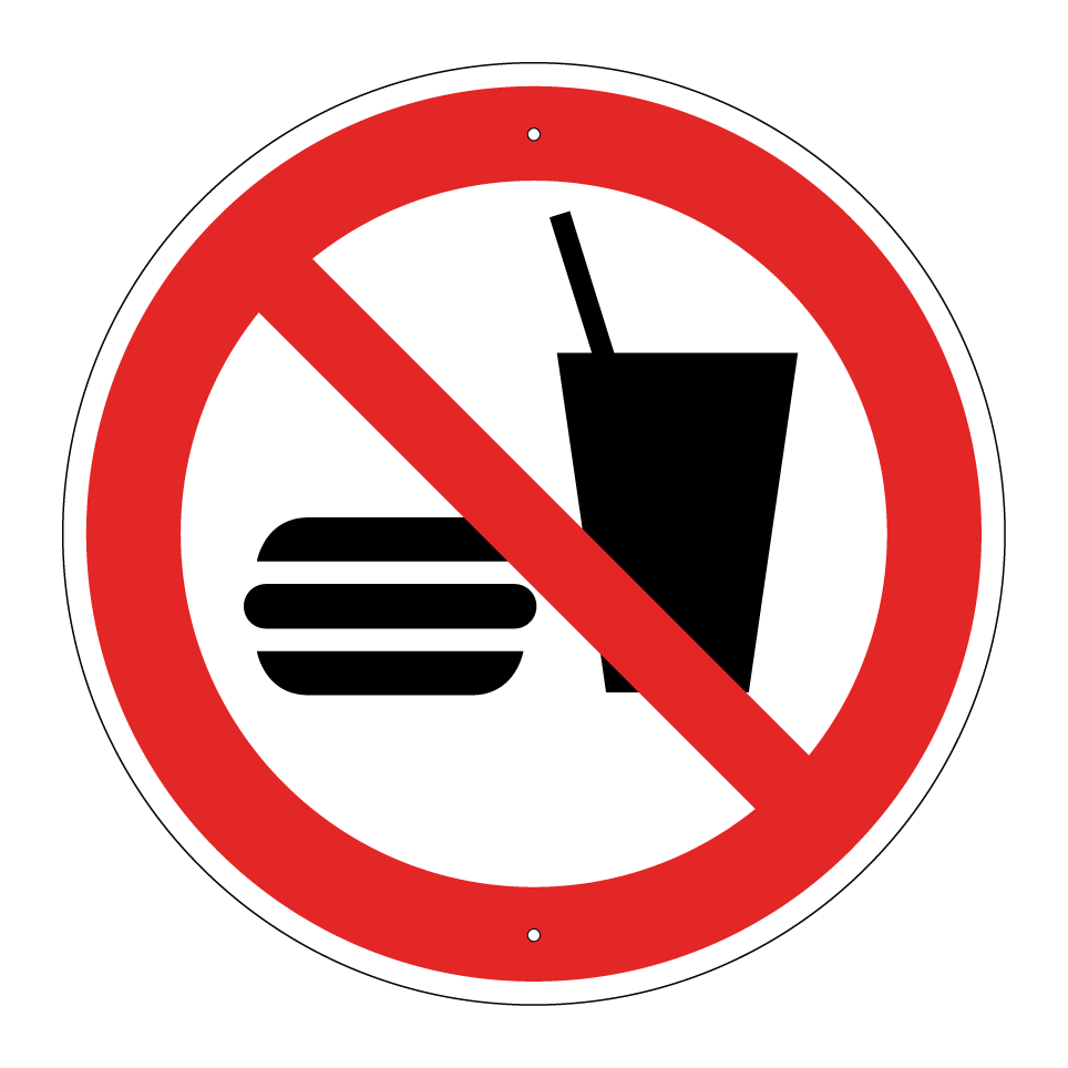 P022 No eating or drinking