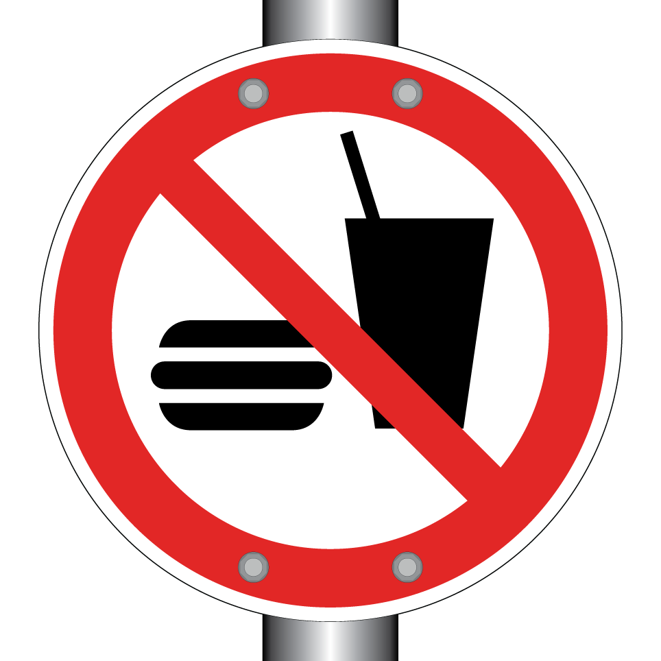 P022 No eating or drinking