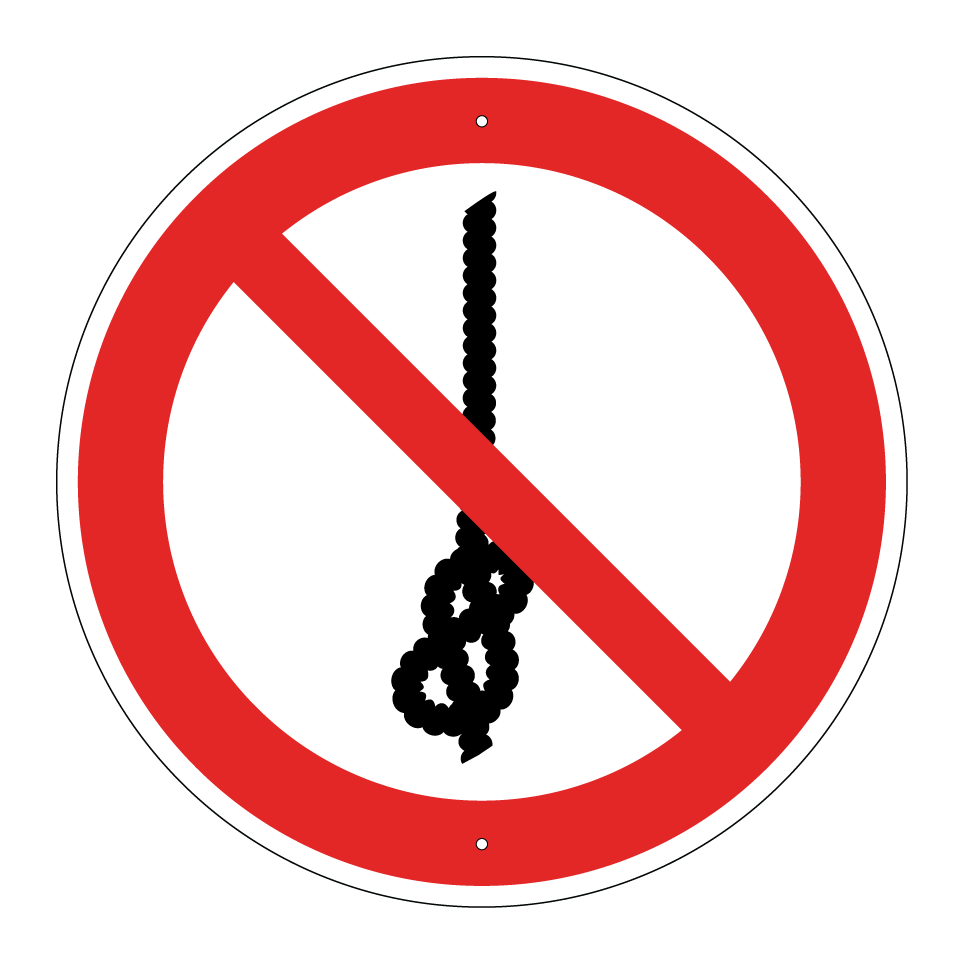 P030 Do not tie knots in rope