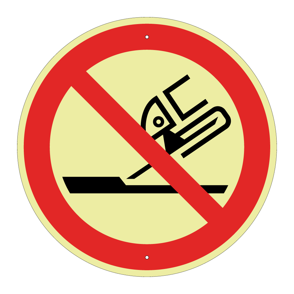 P032 Do not use for face grinding
