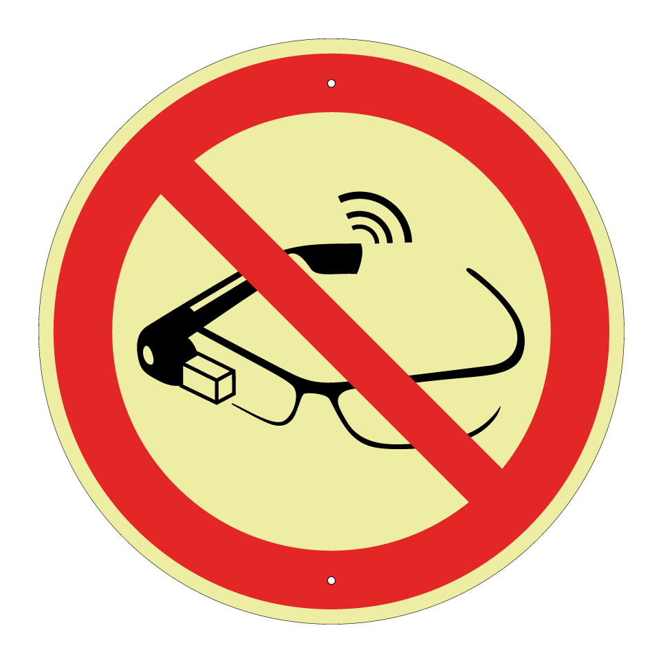 P044 Use of smart glasses prohibited