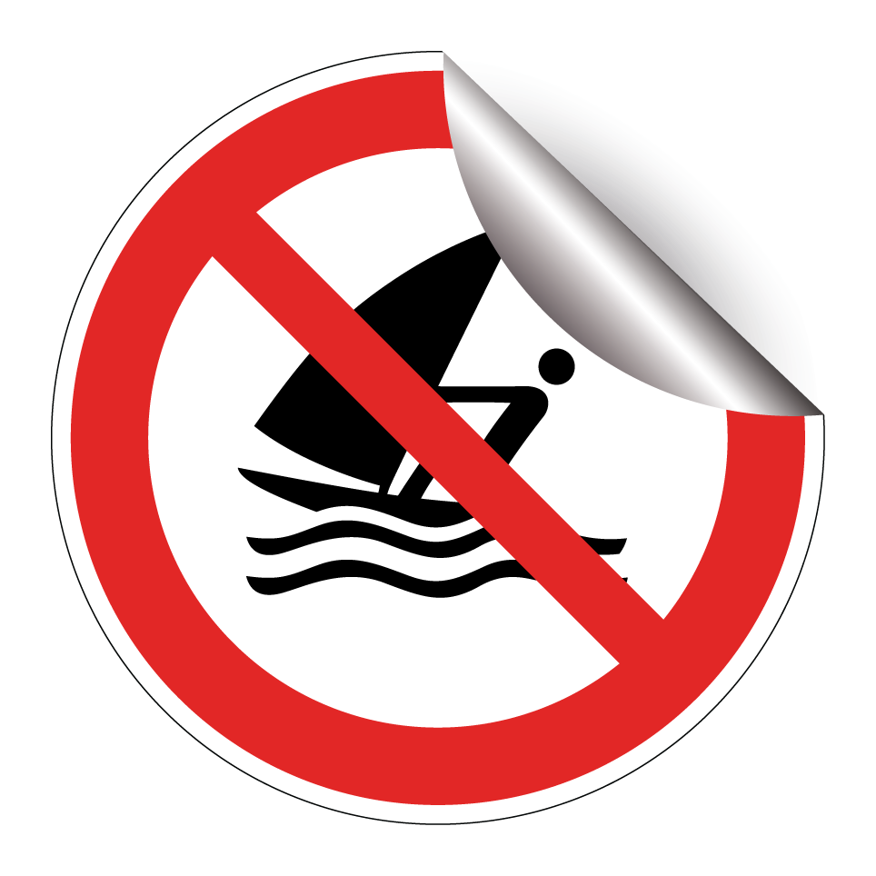 P054 No windsurfing