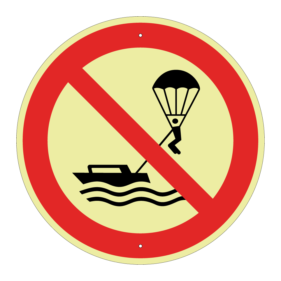 P066 No parasailing