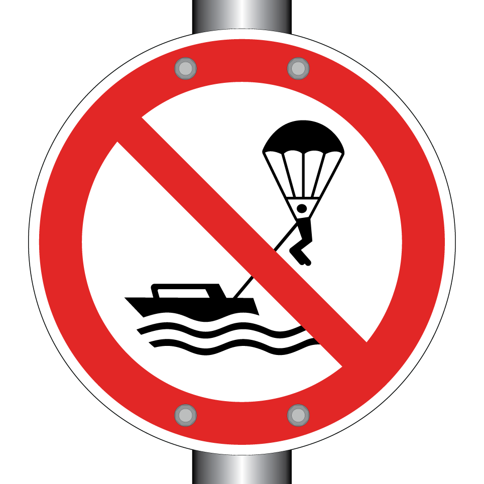 P066 No parasailing