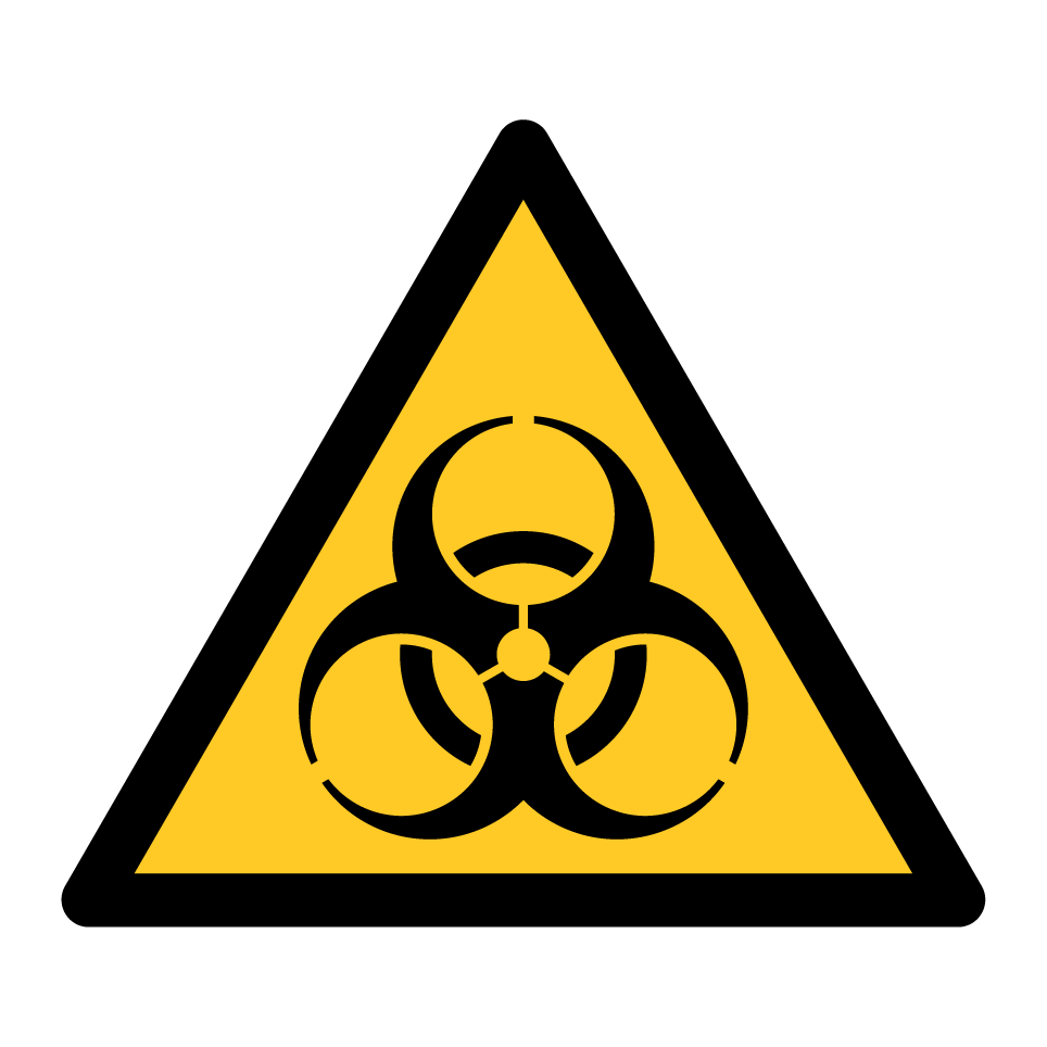 W009 Warning Biological hazard