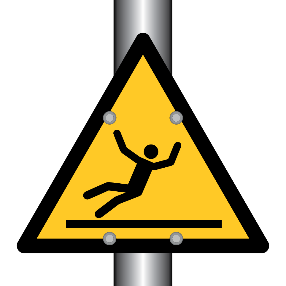 W011 Warning Slippery surface