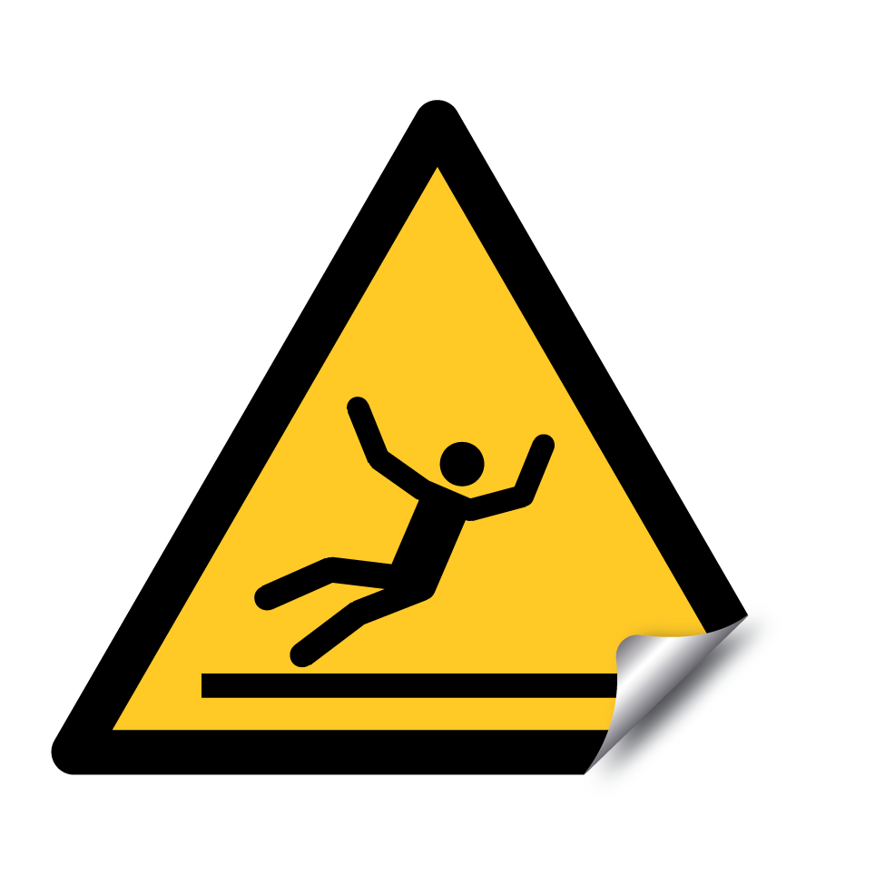 W011 Warning Slippery surface