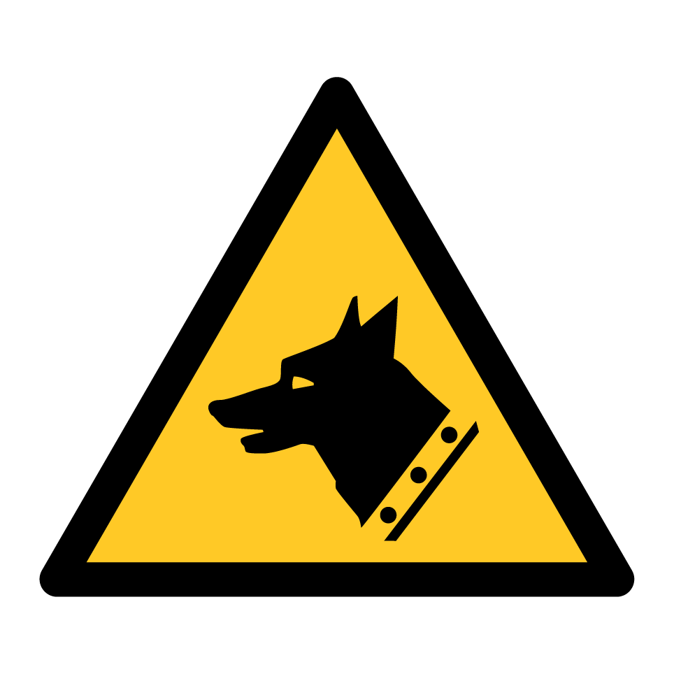 W013 Warning Guard dog