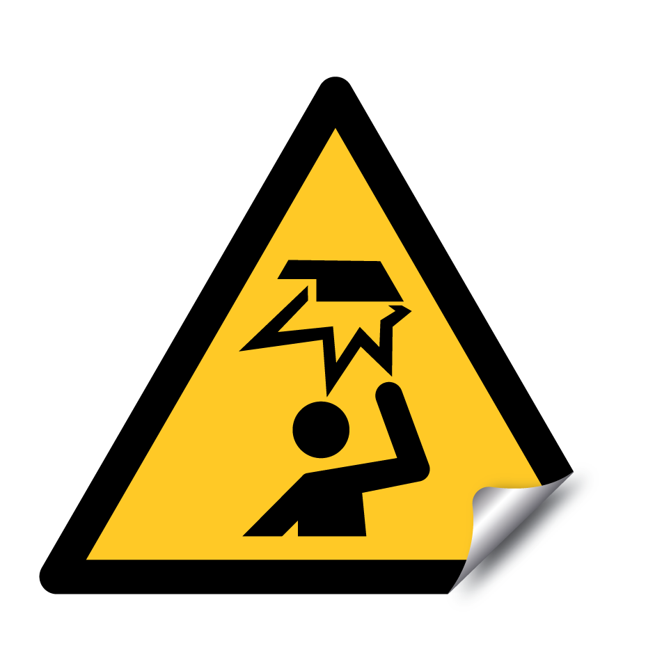 W020 Warning Overhead obstacle