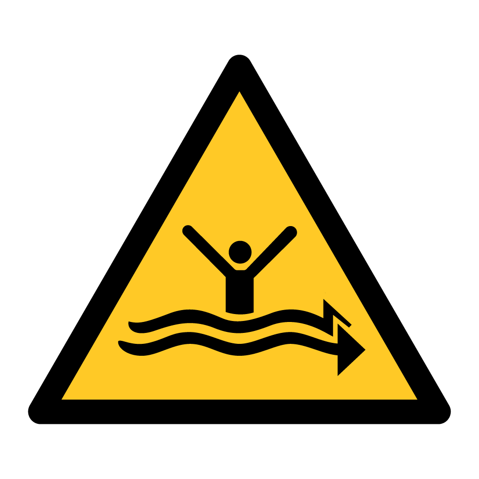 W057 Warning Strong currents