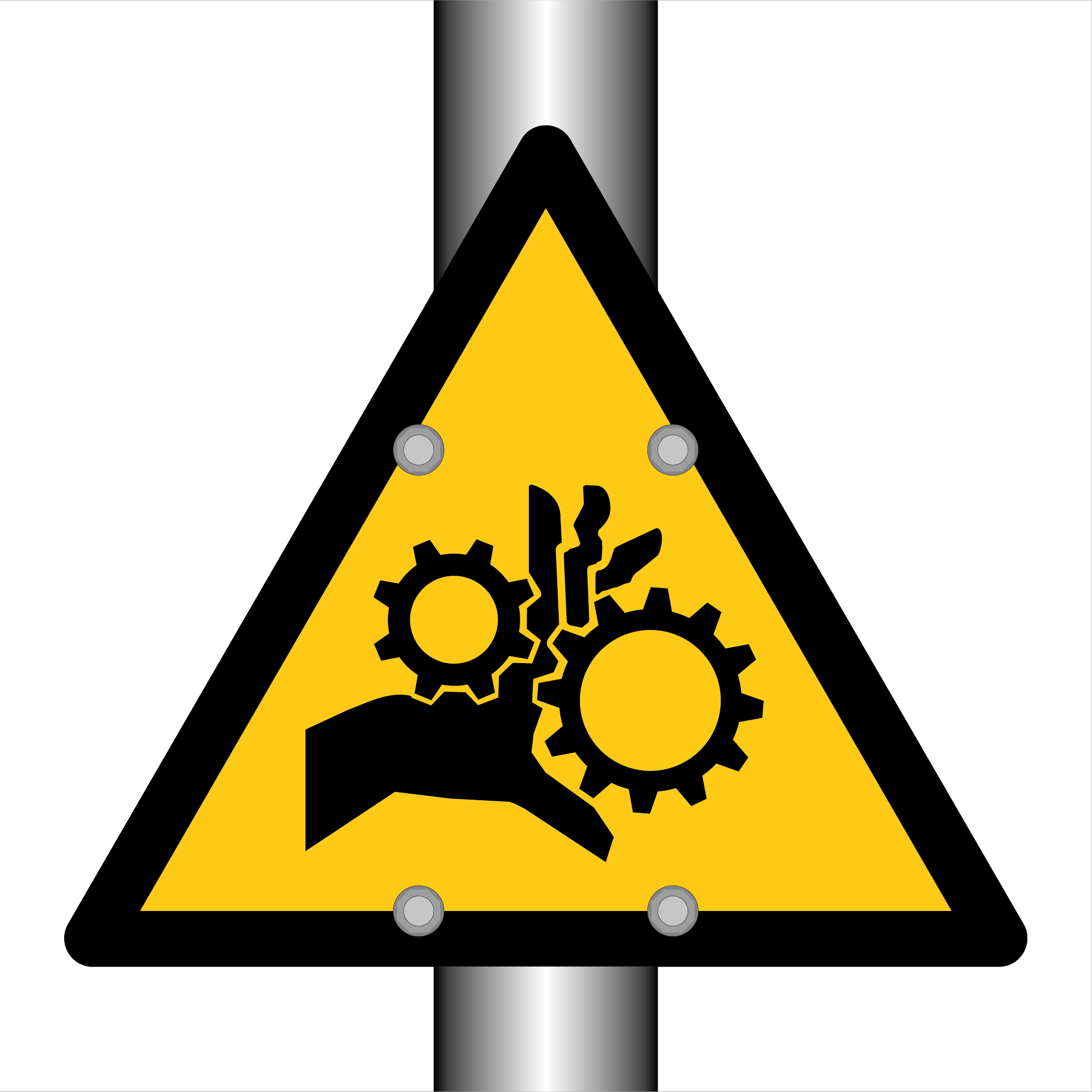 W089 Warning Moving gears