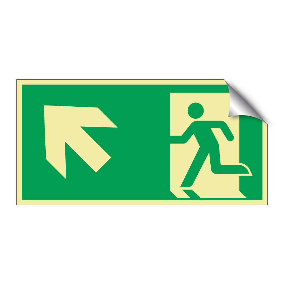 Emergency exit up left