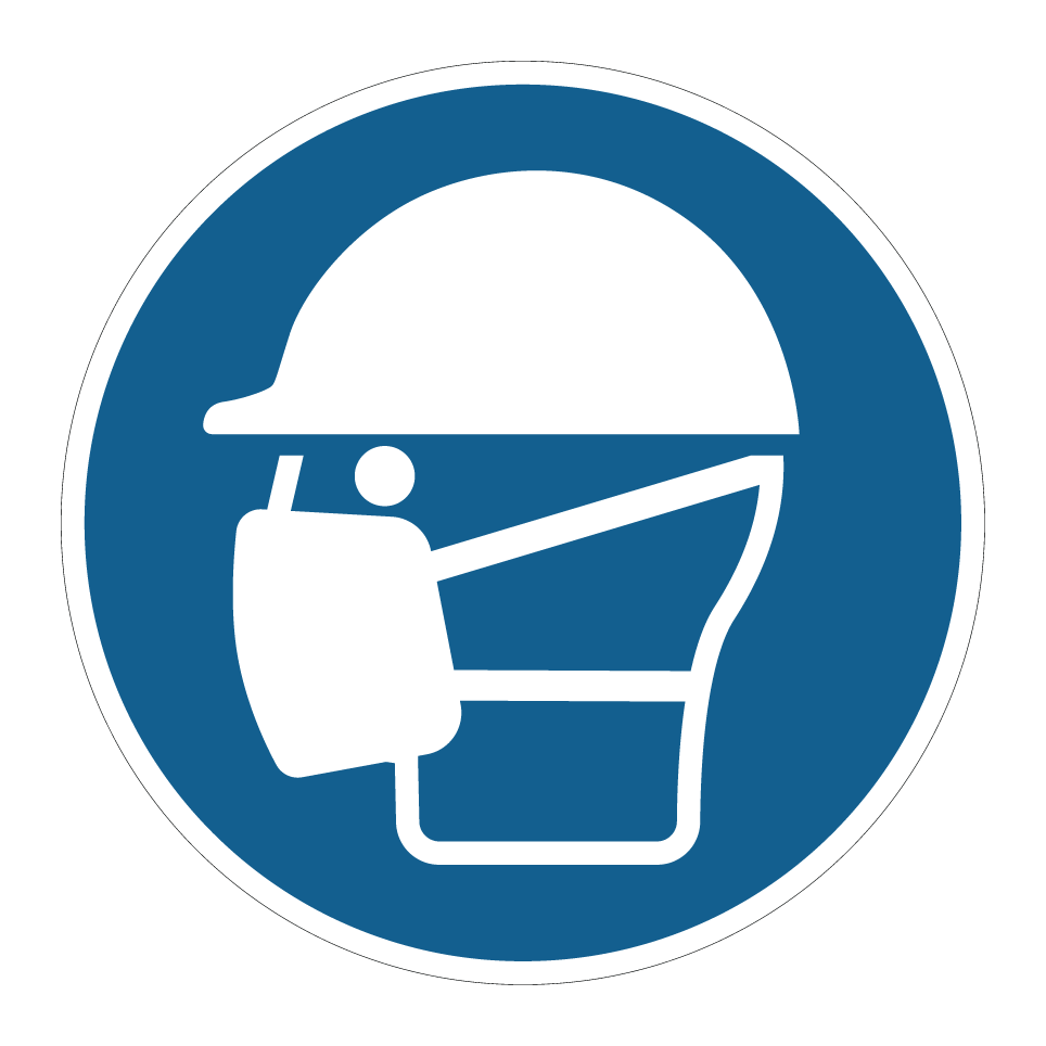 Wear helmet with mask