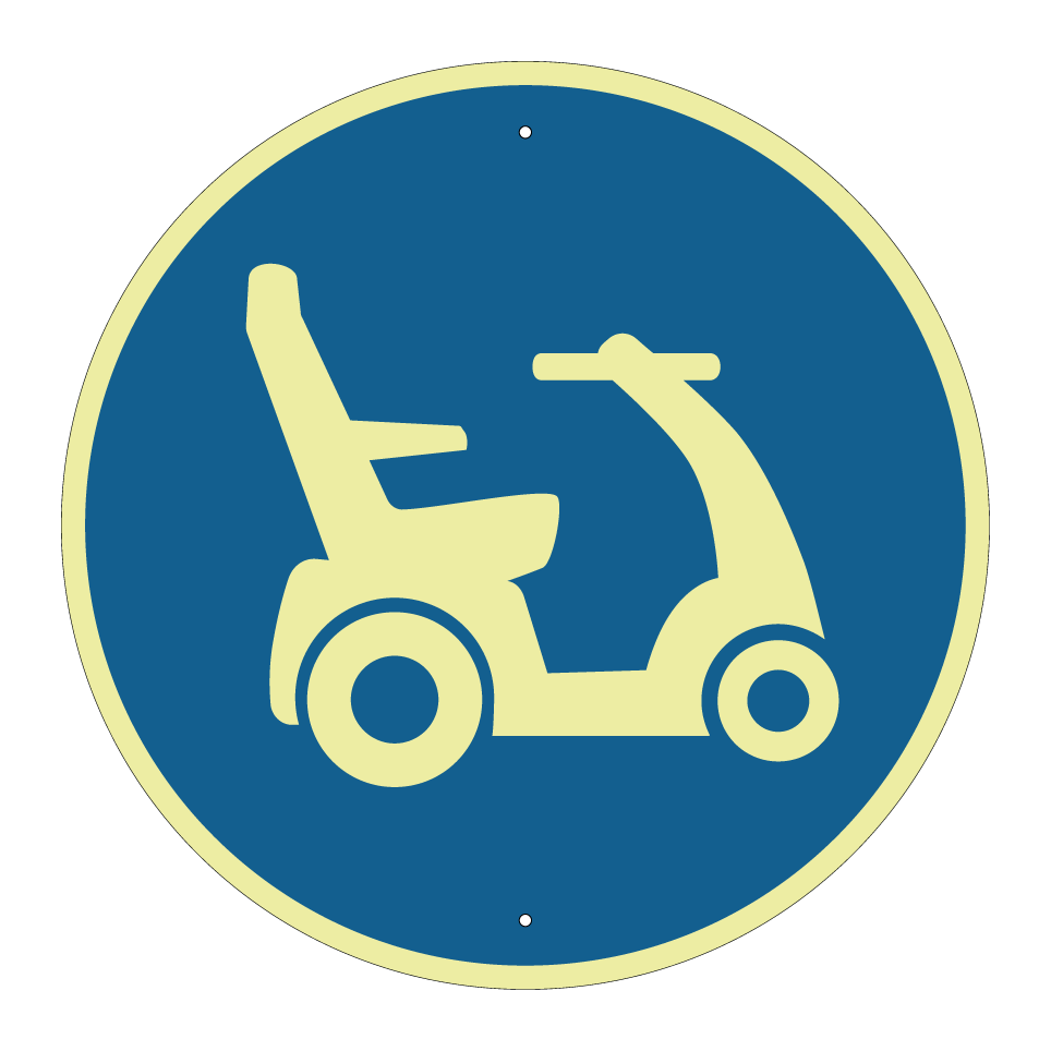Mobility scooter permitted