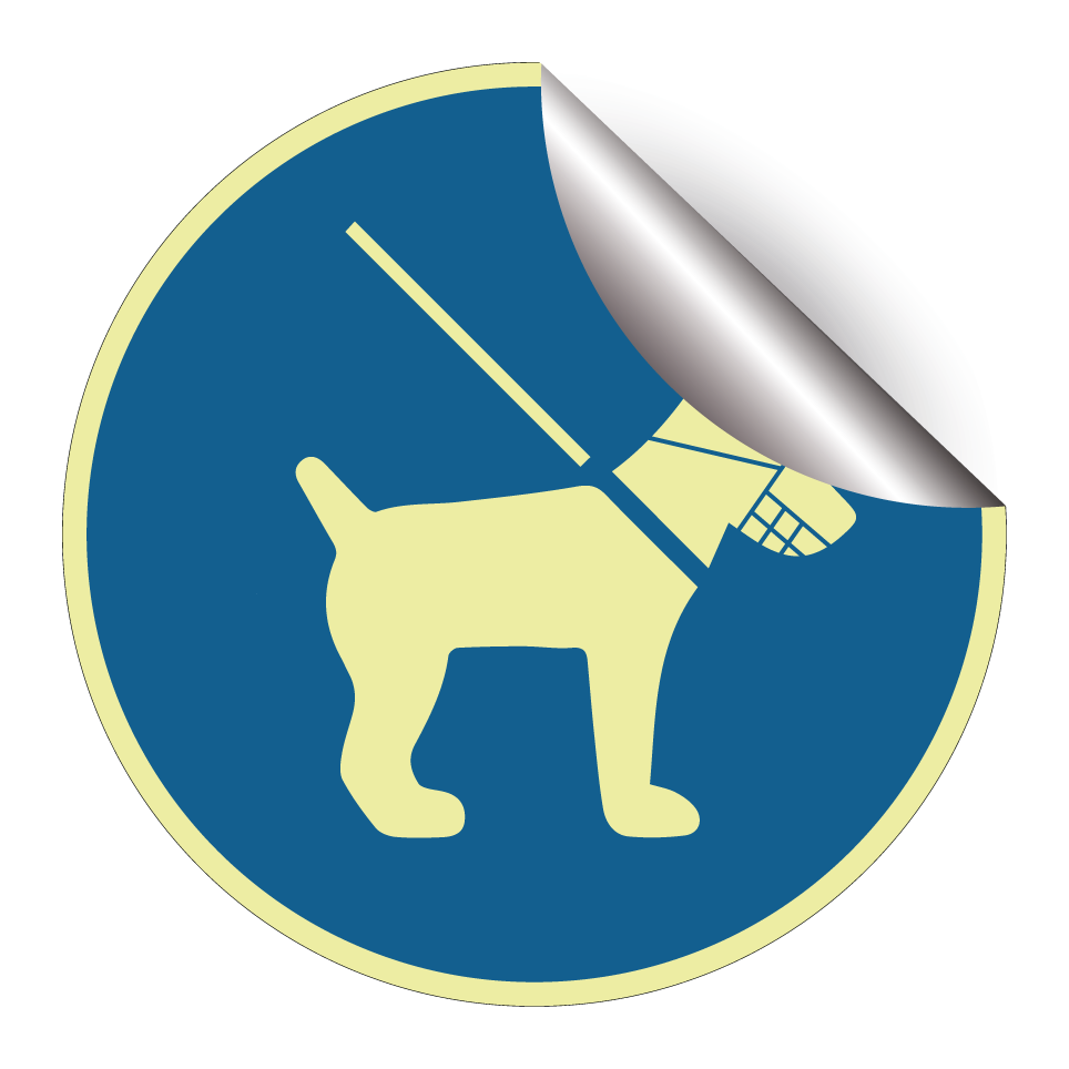 Dog must be muzzled and leashed
