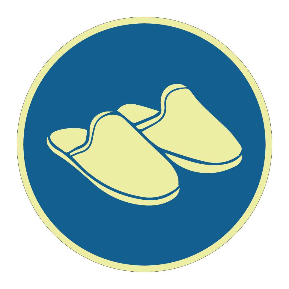 Slippers mandatory