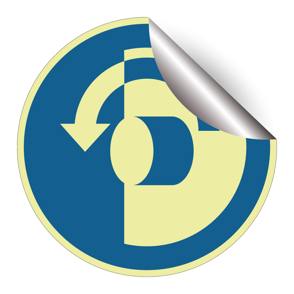 Rotate lever counterclockwise