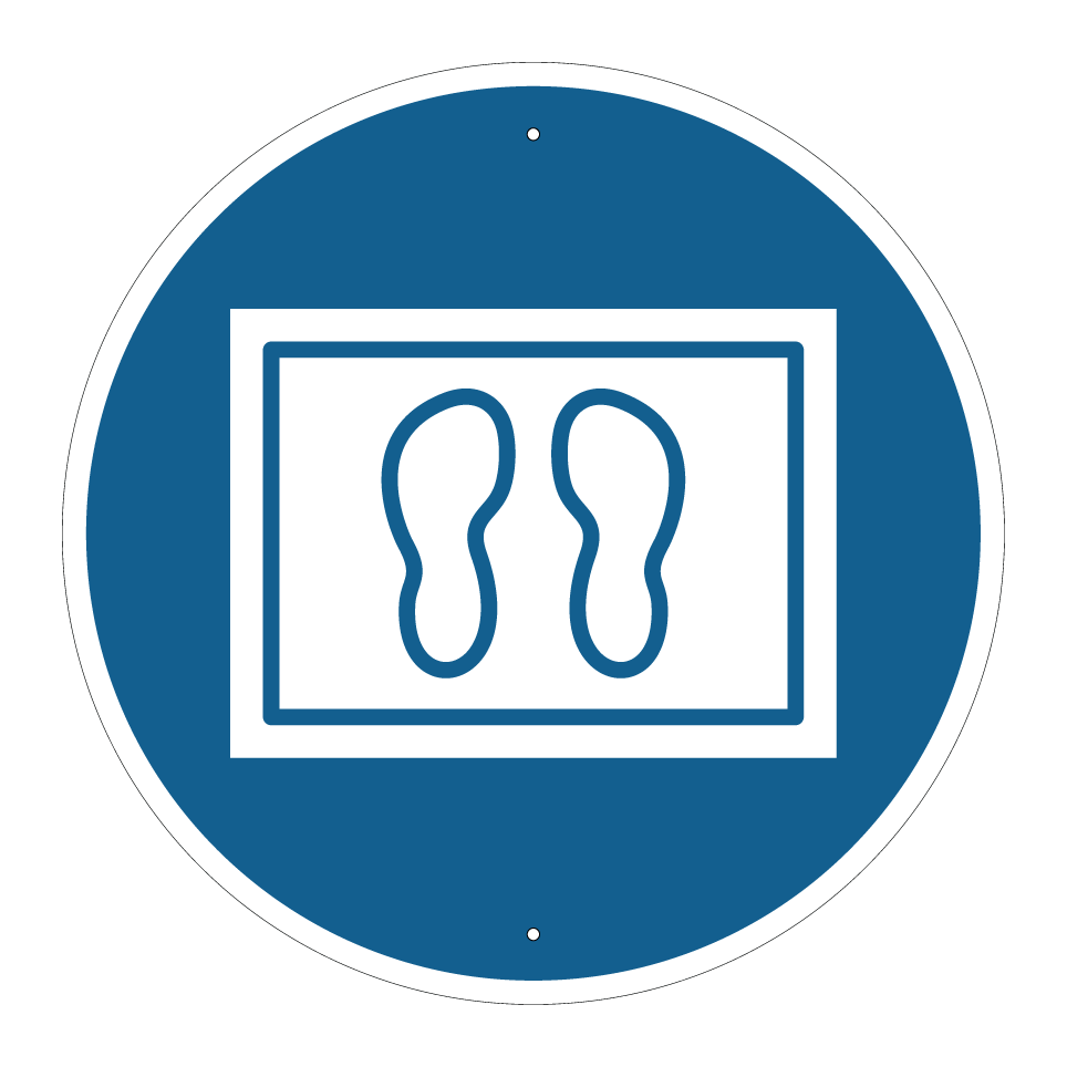 Use disinfection mat