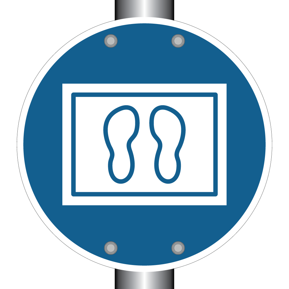 Use disinfection mat