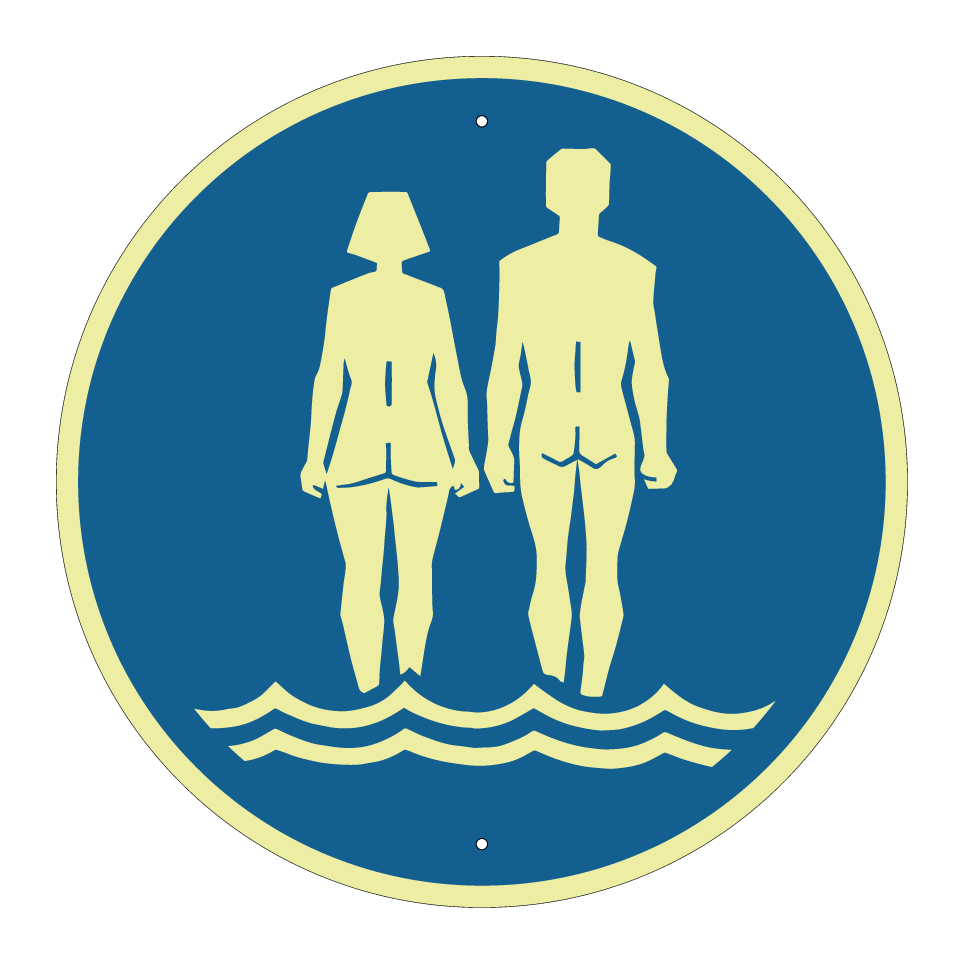 Nudist bathing