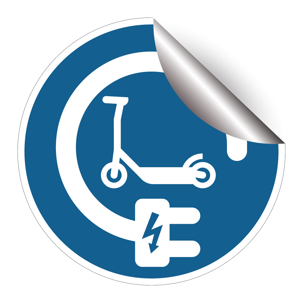 Electric scooter charging station