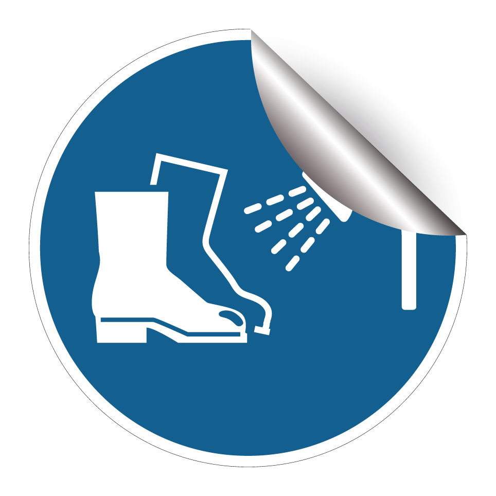 Clean boots before entry