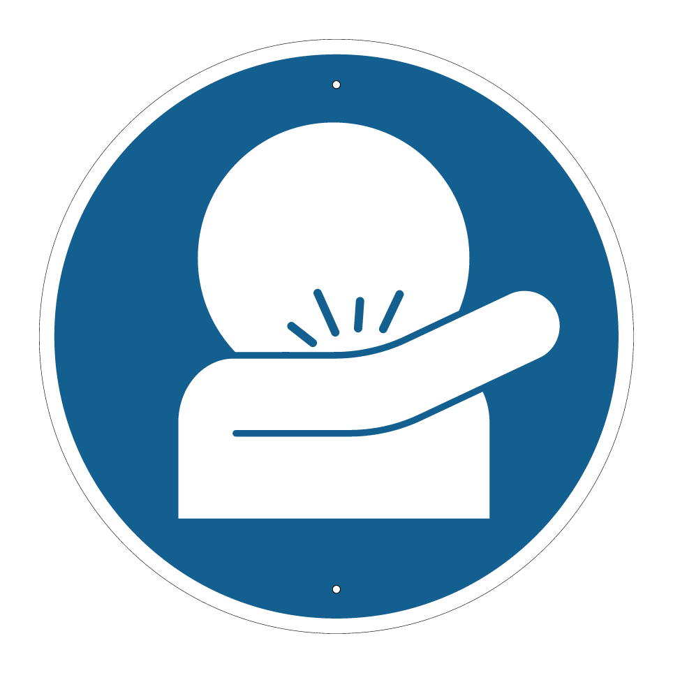 Cover mouth when coughing