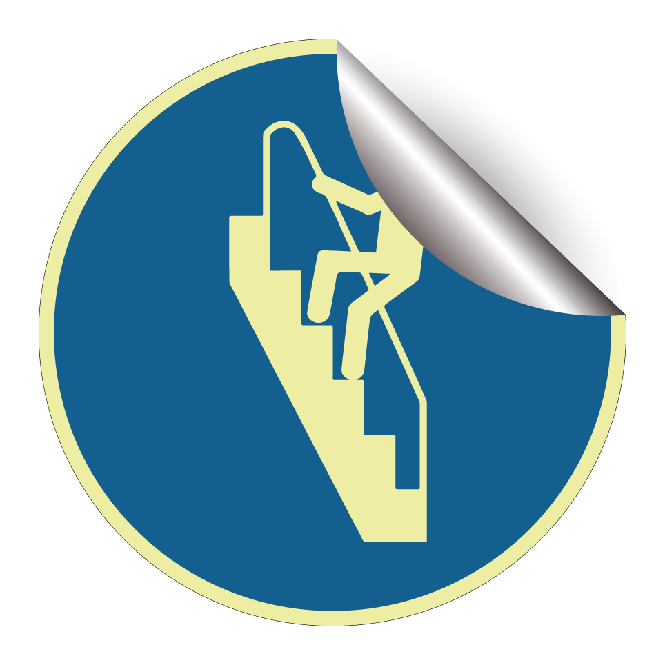 Use handrail on stairs