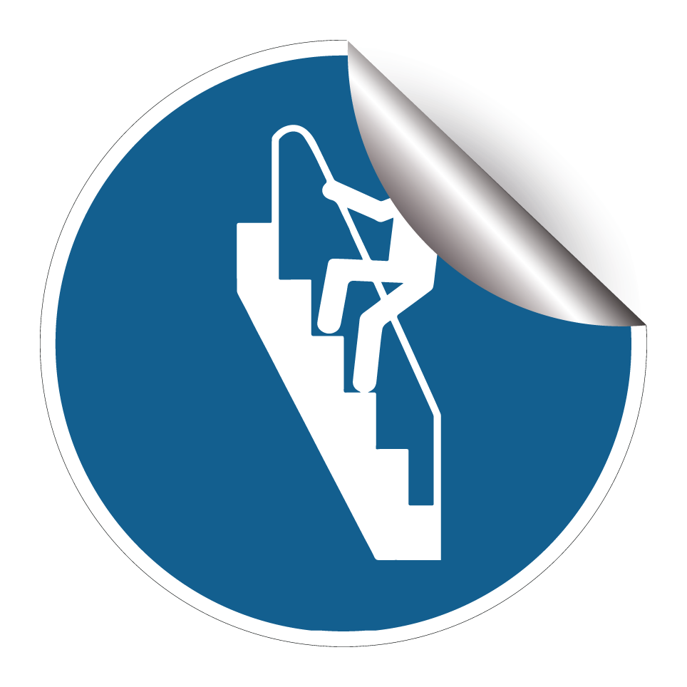 Use handrail on stairs