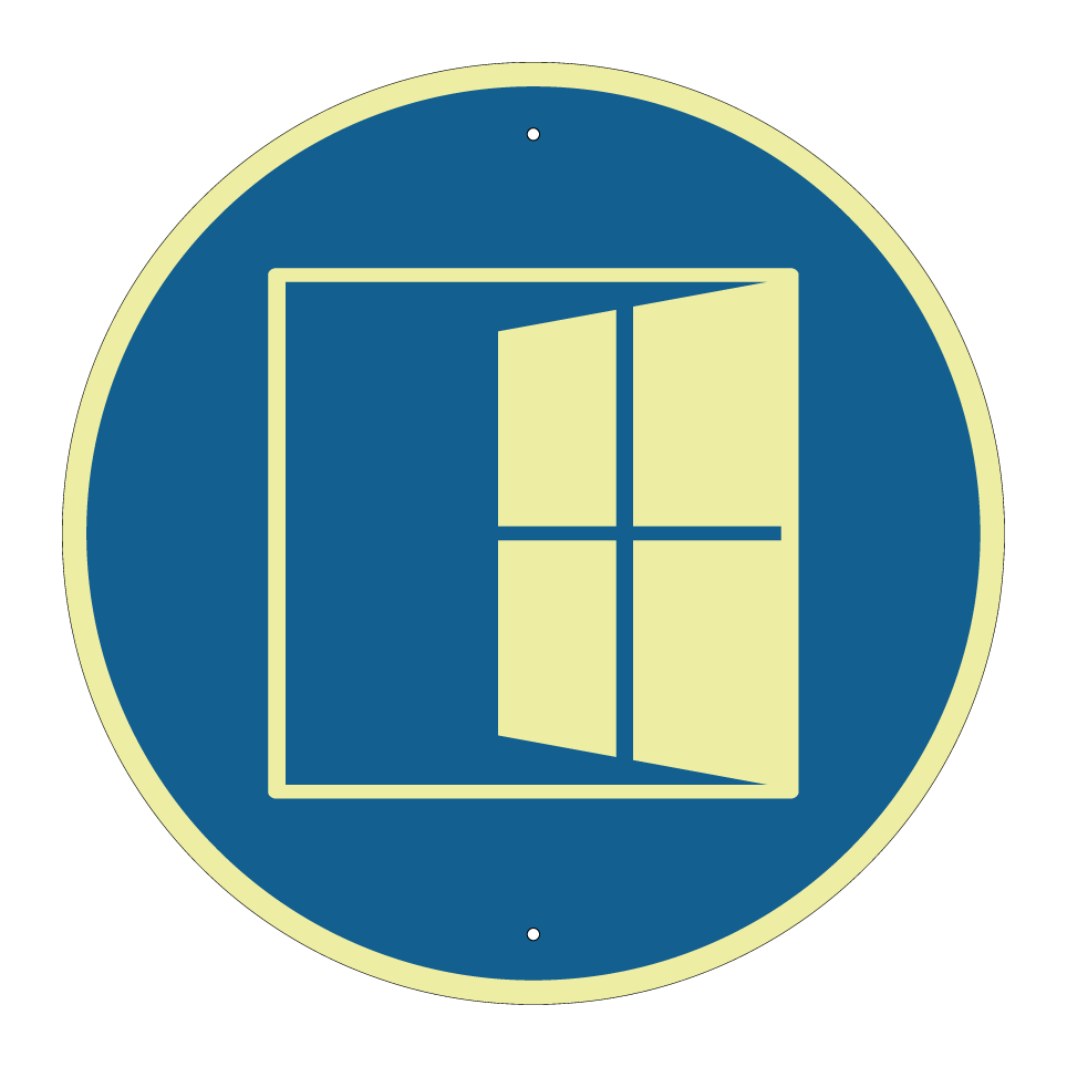 Window must be opened