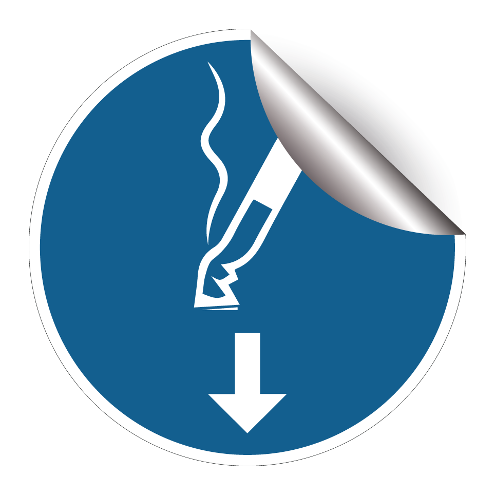 Dispose cigarette in bin