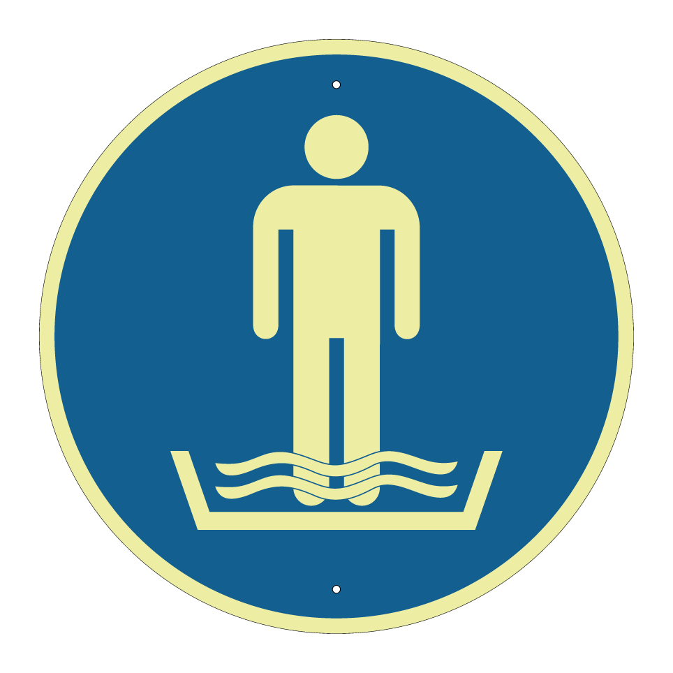 Foot bath required
