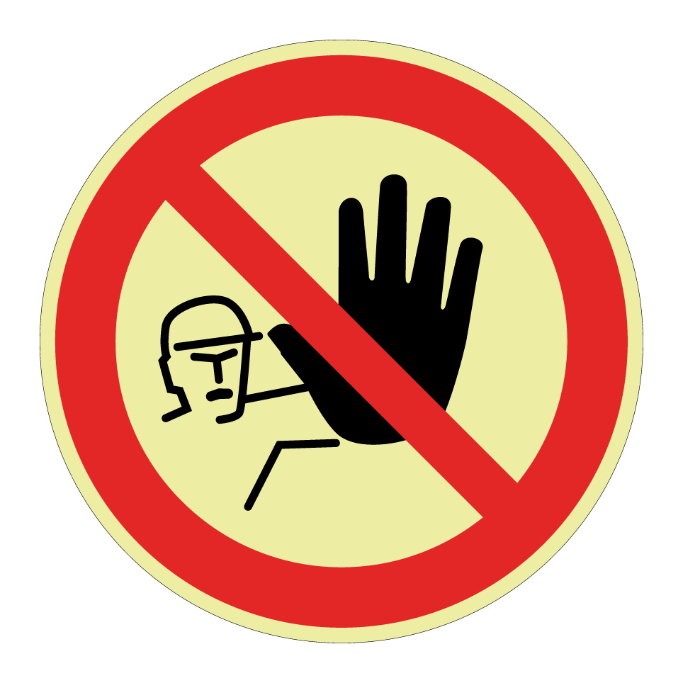 No entry for unauthorized persons