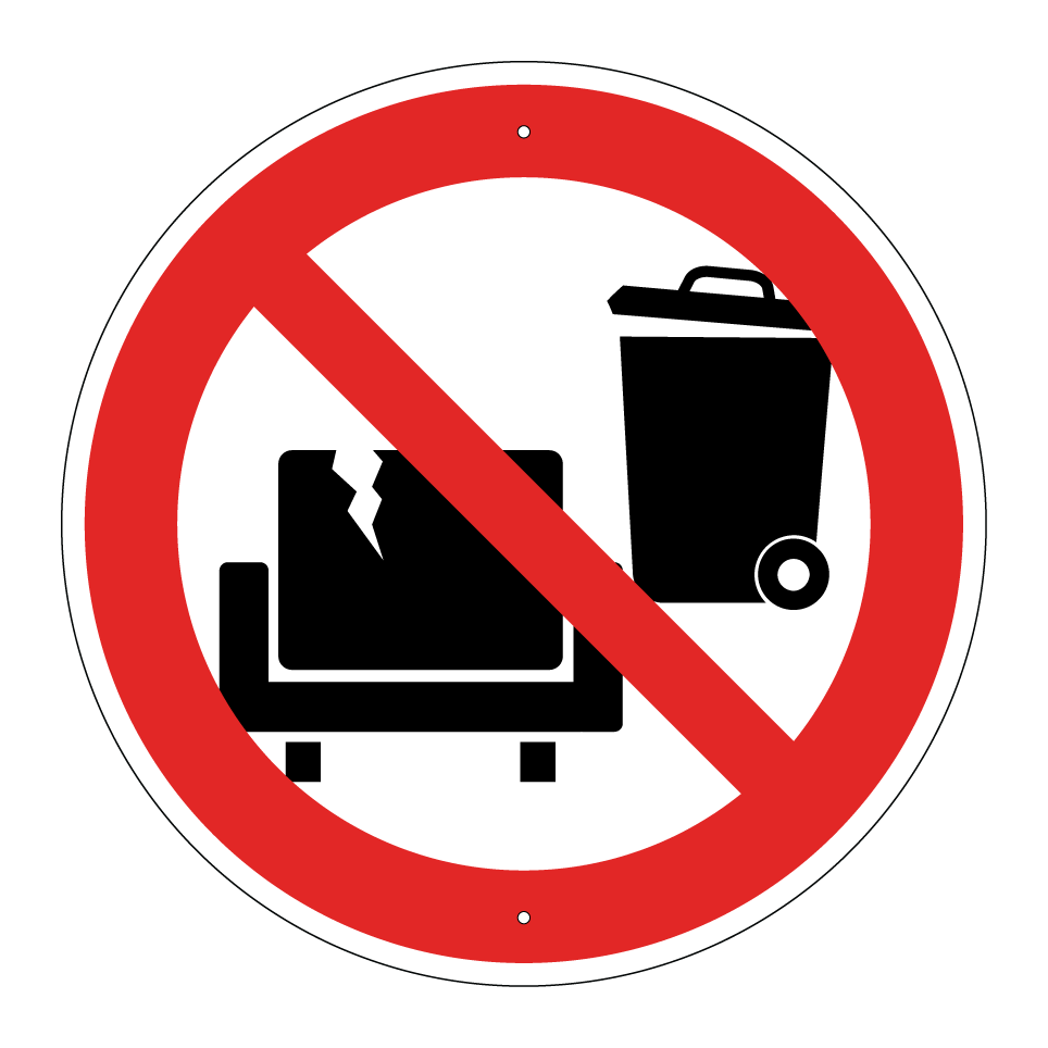 No bulky waste