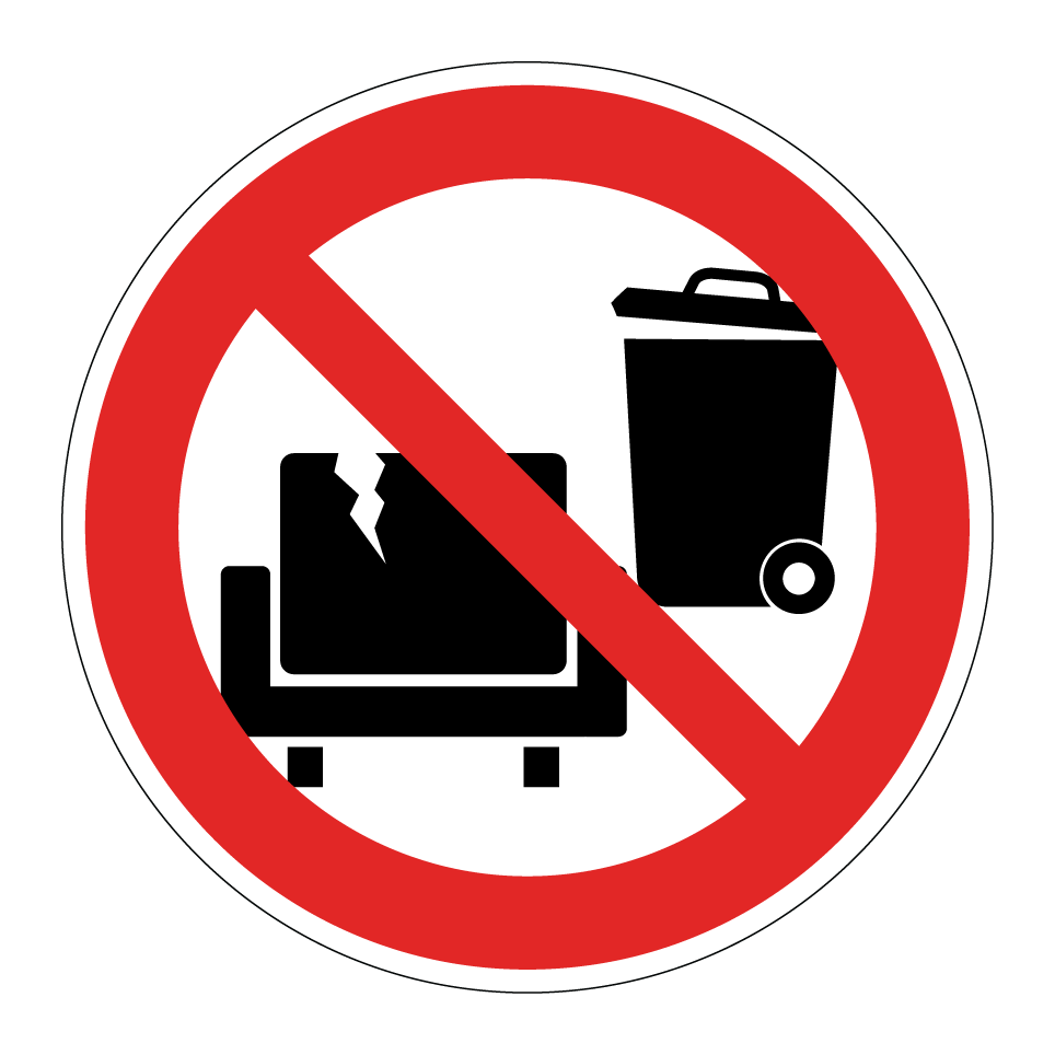 No bulky waste