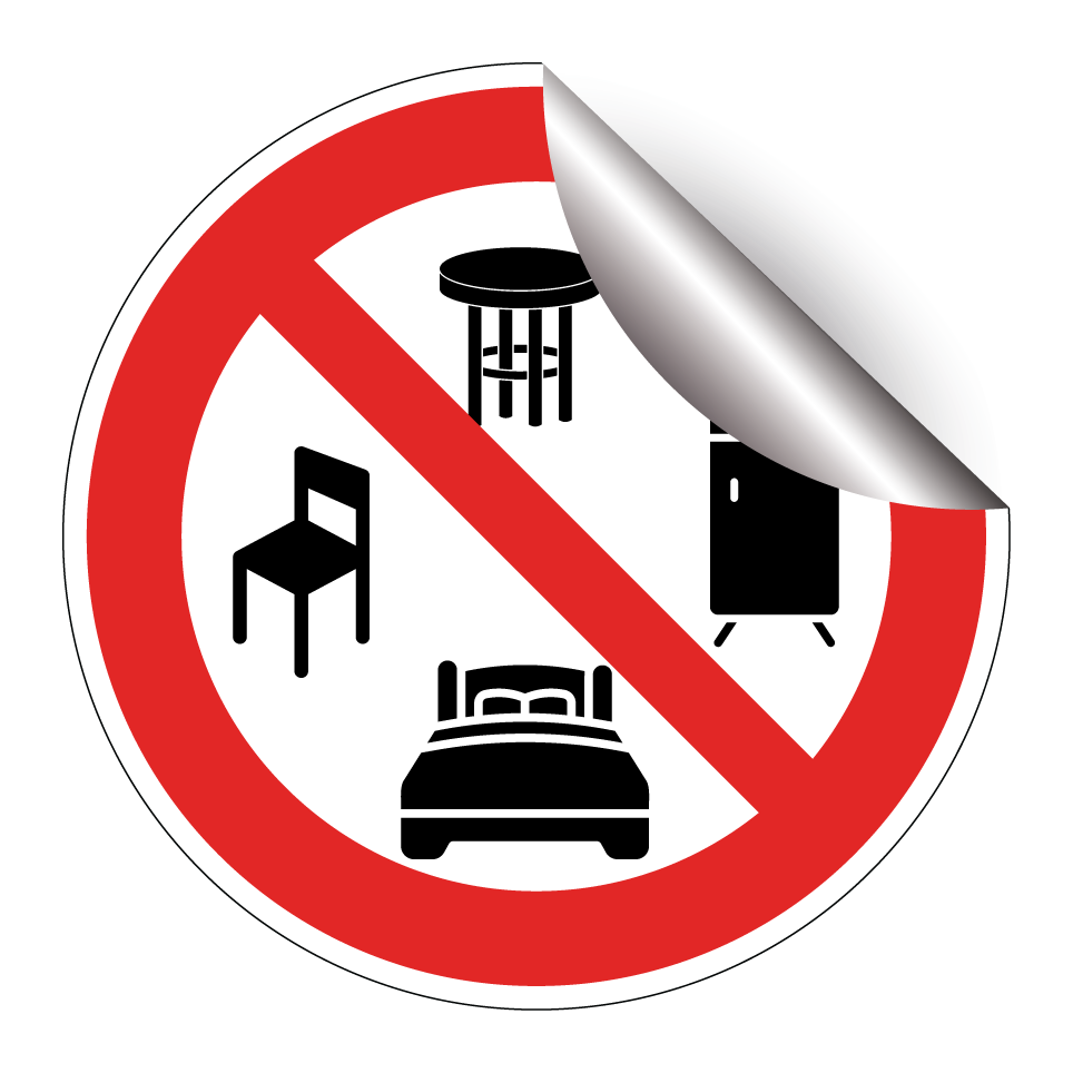 No furniture disposal
