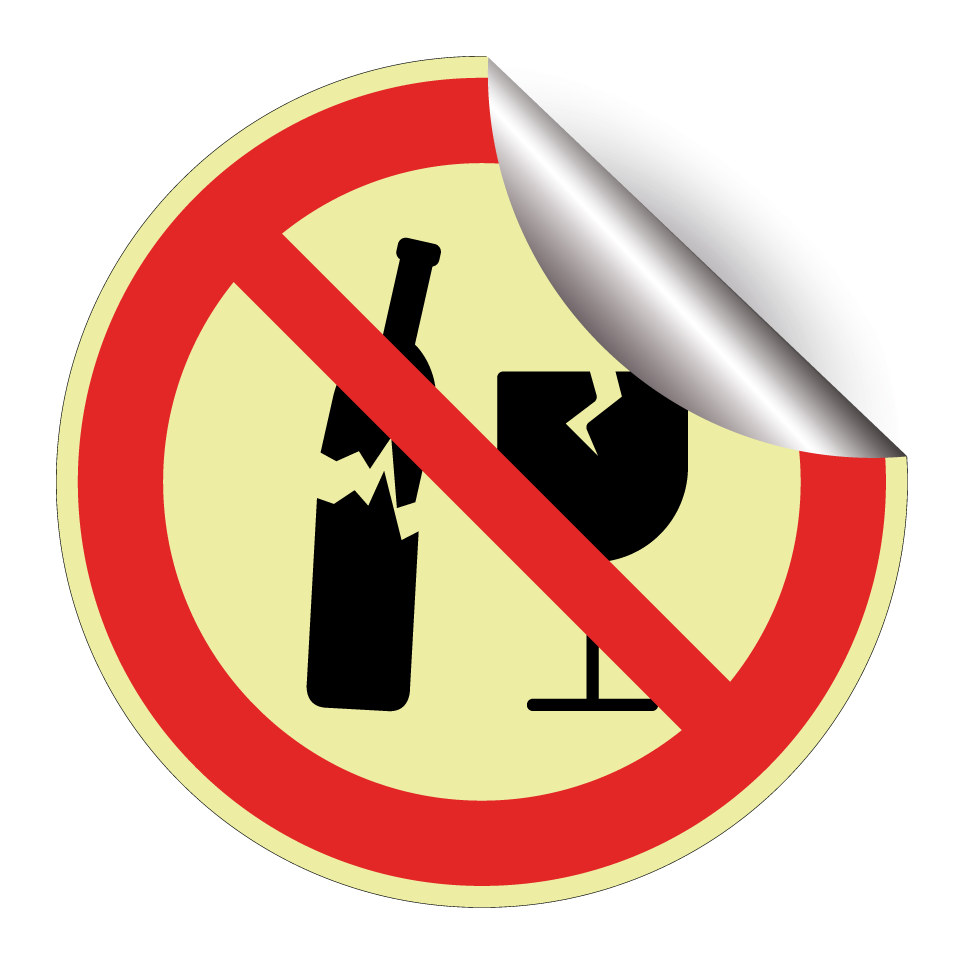 No broken glass