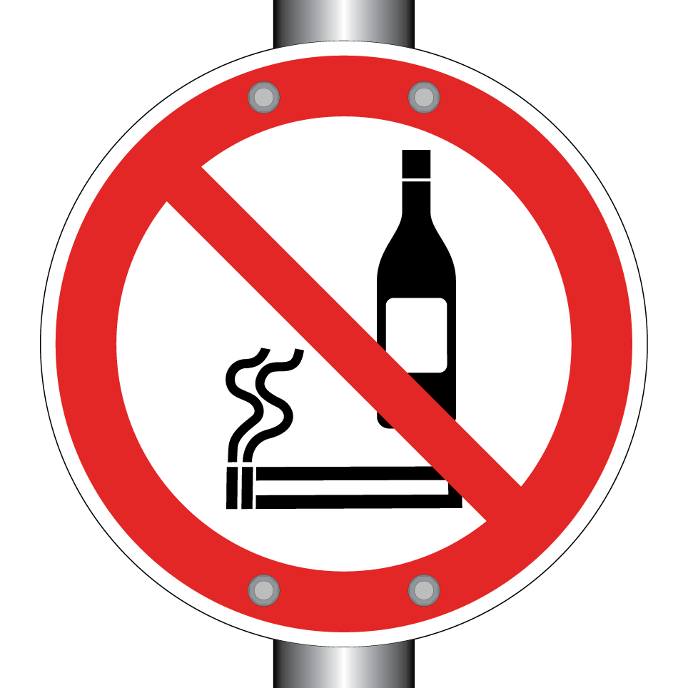 No smoking or alcohol