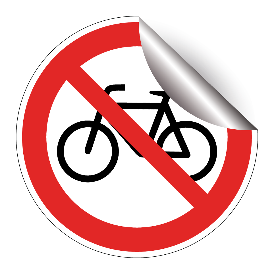 No bicycles